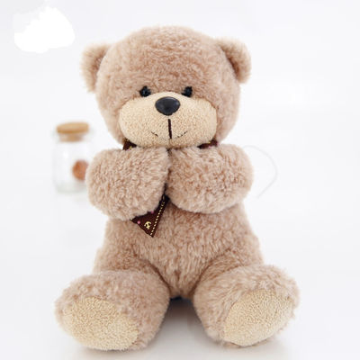 dos brinquedos animais do luxuoso de 30cm Teddy Bear With Ribbon Bow presente feminino bonito do coração