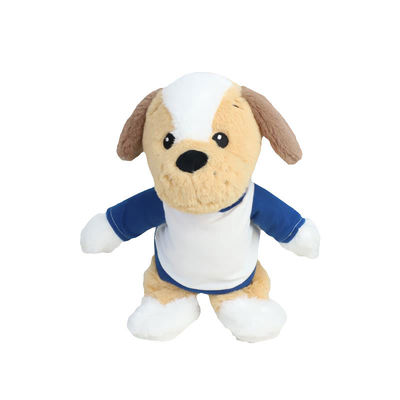 O luxuoso elétrico ultra macio lavável do cão do ODM brinca presente do cão do luxuoso de 30cm o melhor para a criança